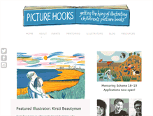 Tablet Screenshot of picturehooks.org.uk